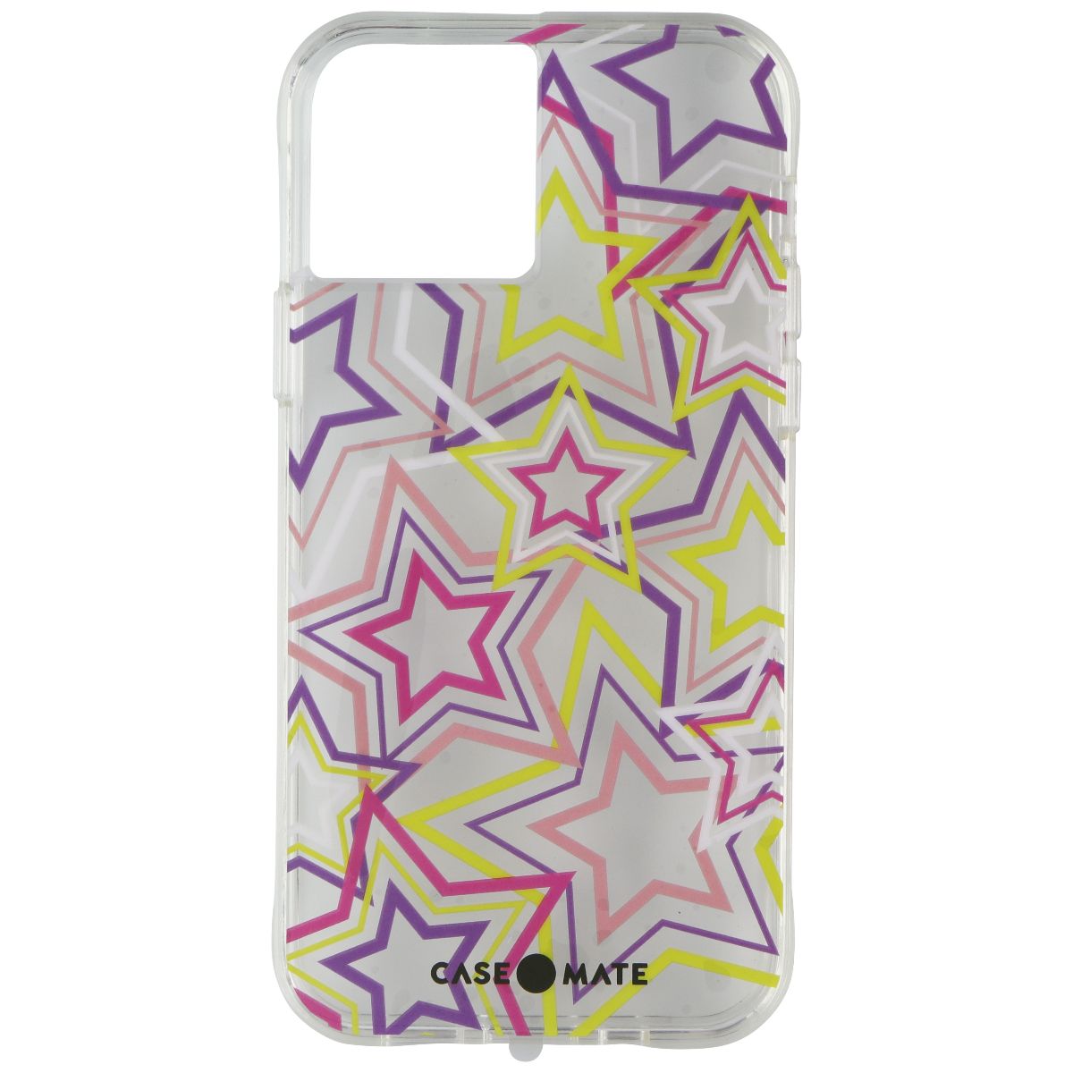 Case-Mate Hardshell Case for Apple iPhone 12 / iPhone 12 Pro - Neon Stars/Clear Cell Phone - Cases, Covers & Skins Case-Mate    - Simple Cell Bulk Wholesale Pricing - USA Seller