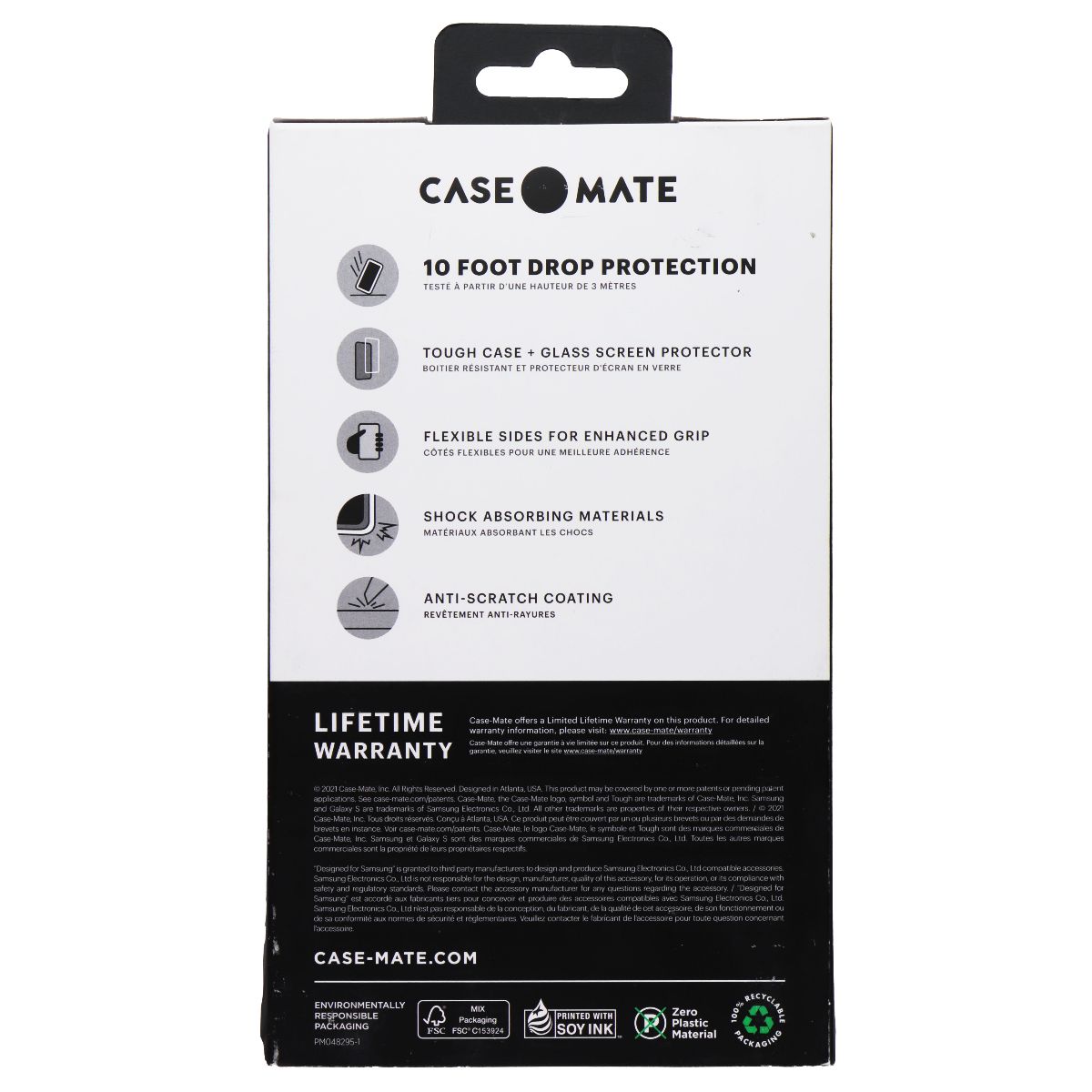 Case-Mate Protection Pack Case + Glass for Samsung Galaxy A03s - Clear Cell Phone - Cases, Covers & Skins Case-Mate - Simple Cell Bulk Wholesale Pricing - USA Seller