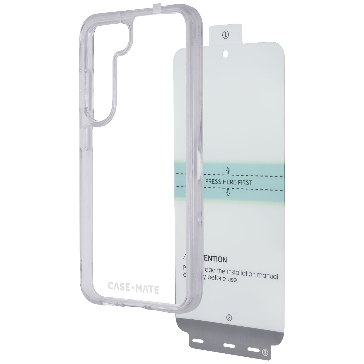 Case-Mate Protection Pack Case & Screen Protector for Galaxy S23 - Clear Cell Phone - Cases, Covers & Skins Case-Mate - Simple Cell Bulk Wholesale Pricing - USA Seller