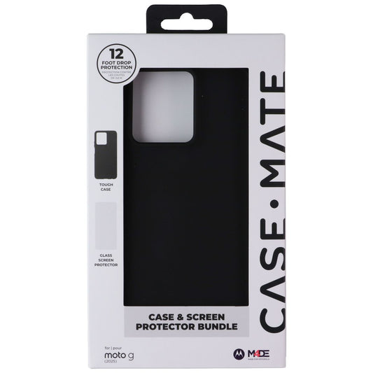 Case-Mate Tough Case & Screen Protector Bundle for Motorola Moto G 2025 - Black Cell Phone - Cases, Covers & Skins Case-Mate - Simple Cell Bulk Wholesale Pricing - USA Seller