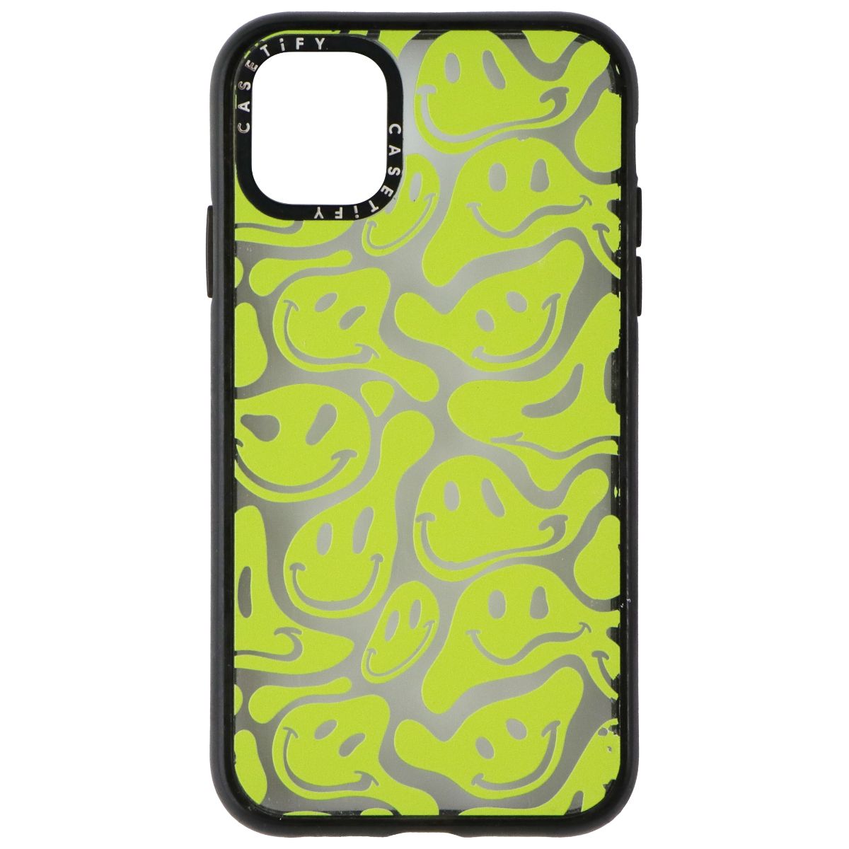 Casetify Impact Series Case for Apple iPhone 11 - Acid Smiles Neon Green