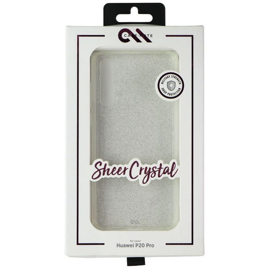 Case-Mate Sheer Crystal Hard Case for Huawei P20 Pro - Clear/Silver Glitter Cell Phone - Cases, Covers & Skins Case-Mate - Simple Cell Bulk Wholesale Pricing - USA Seller