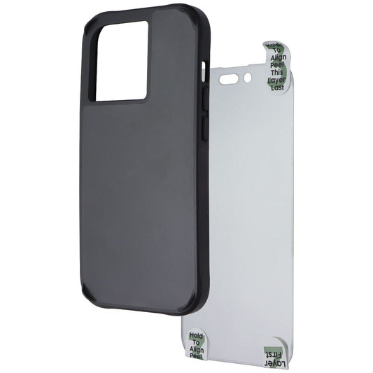 Case-Mate Protection Pack Case & Screen Protector for iPhone 14 Pro - Black