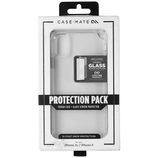 Case-Mate Protection Pack Case & Screen Protector for iPhone Xs / X - Clear Cell Phone - Cases, Covers & Skins Case-Mate    - Simple Cell Bulk Wholesale Pricing - USA Seller