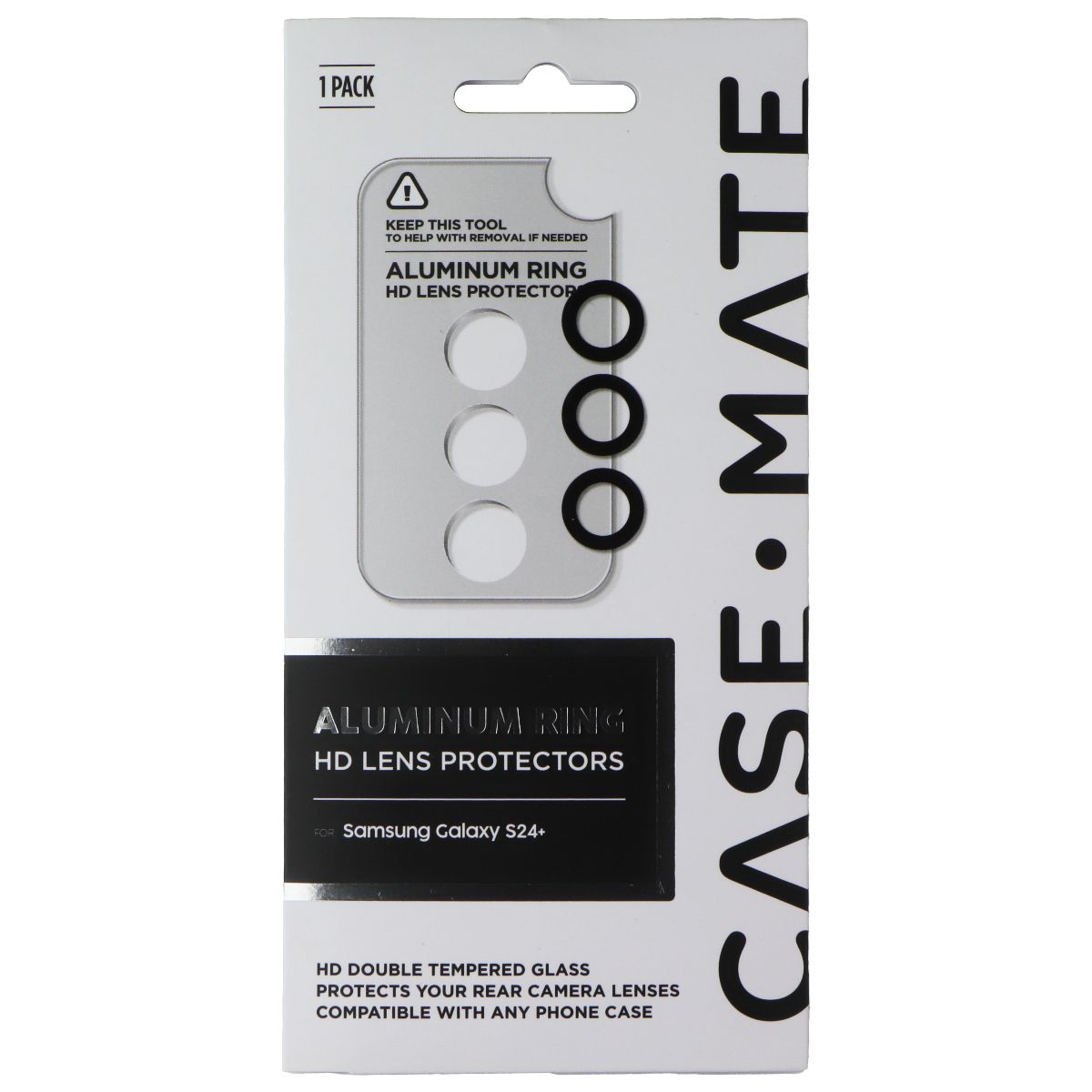 Case-Mate Aluminum Ring HD Lens Protectors for Samsung Galaxy S24+