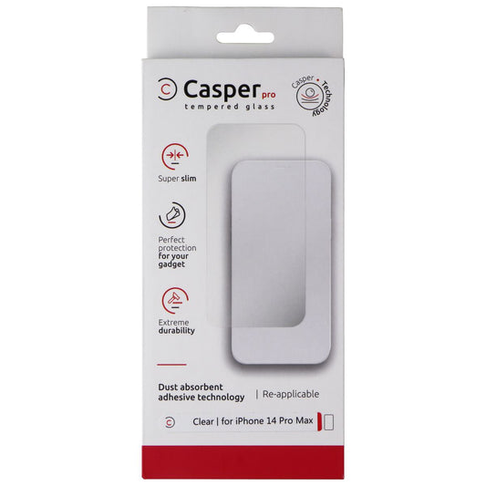 Casper Pro Tempered Glass for Apple iPhone 14 Pro Max - Clear Cell Phone - Screen Protectors Casper    - Simple Cell Bulk Wholesale Pricing - USA Seller