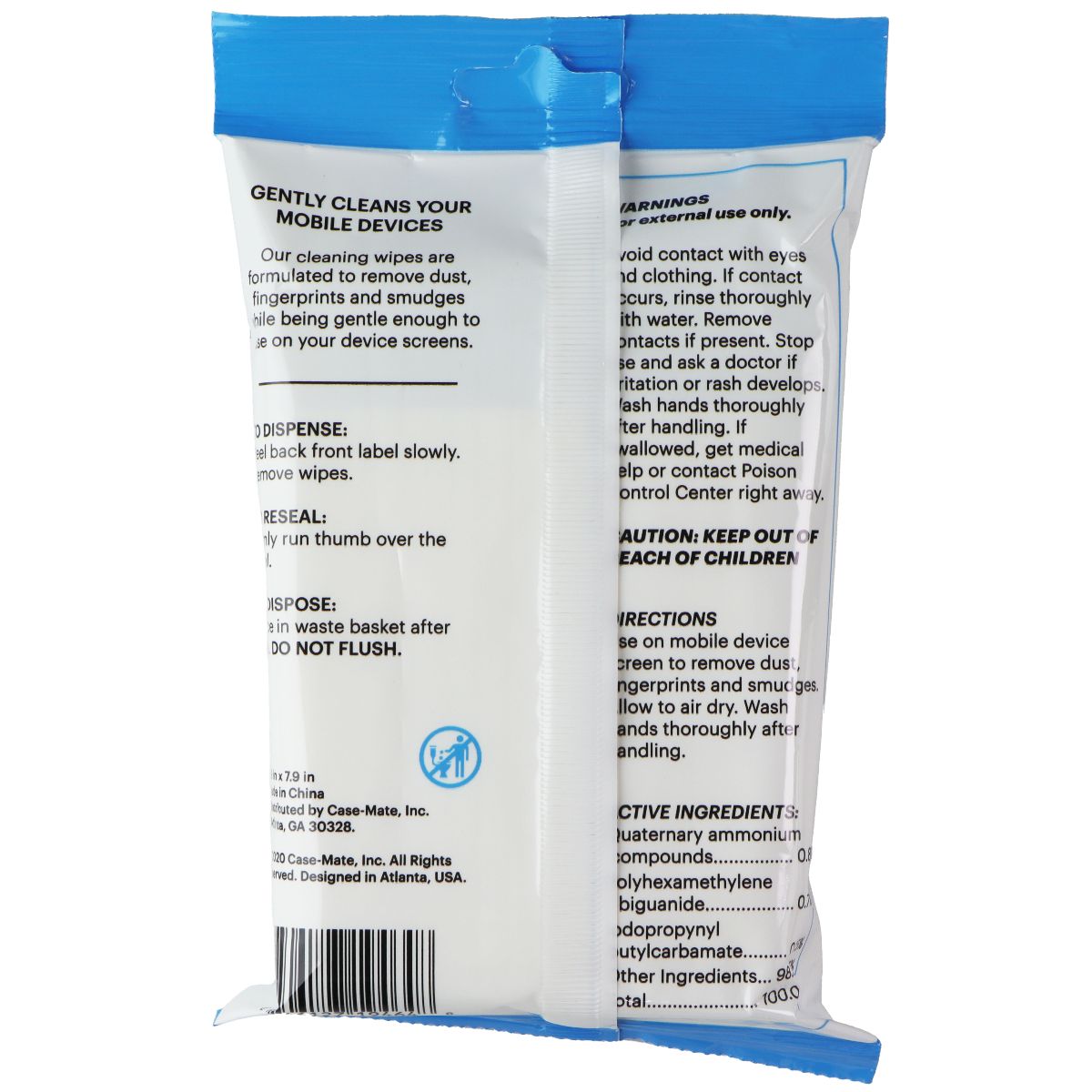 Case-Mate Clean Screenz Phone Cleaning Wipes - 10 Packs of 20 Wipes Cell Phone - Other Accessories Case-Mate - Simple Cell Bulk Wholesale Pricing - USA Seller