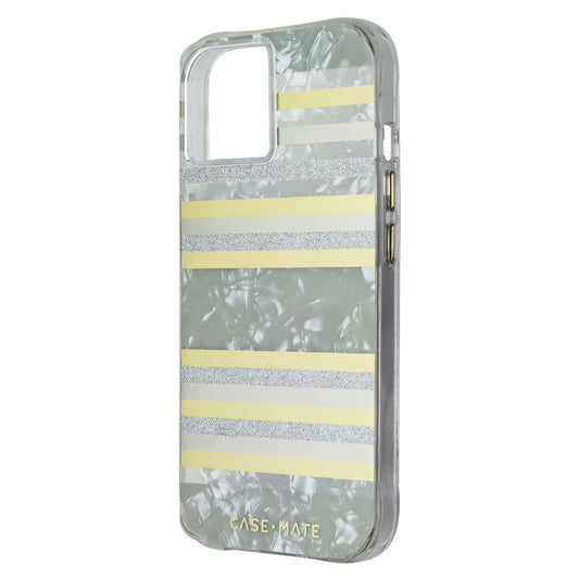 Case-Mate Hard Case for Apple iPhone 14 and iPhone 13 - Pearl Stripes