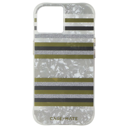 Case-Mate Hard Case for Apple iPhone 14 and iPhone 13 - Pearl Stripes
