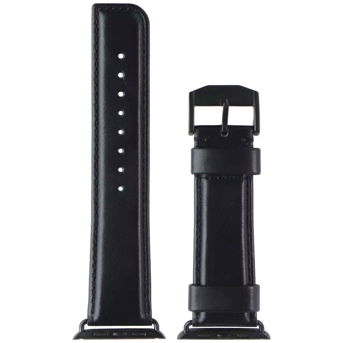 Case-Mate Watch Band for Apple Watch Series 1-10/SE - Black Leather Smart Watch Accessories - Watch Bands Case-Mate - Simple Cell Bulk Wholesale Pricing - USA Seller
