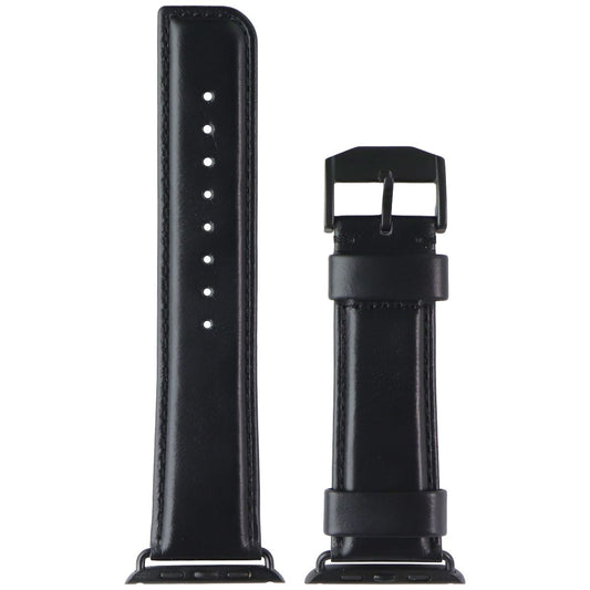 Case-Mate Watch Band for Apple Watch Series 1-10/SE - Black Leather Smart Watch Accessories - Watch Bands Case-Mate - Simple Cell Bulk Wholesale Pricing - USA Seller