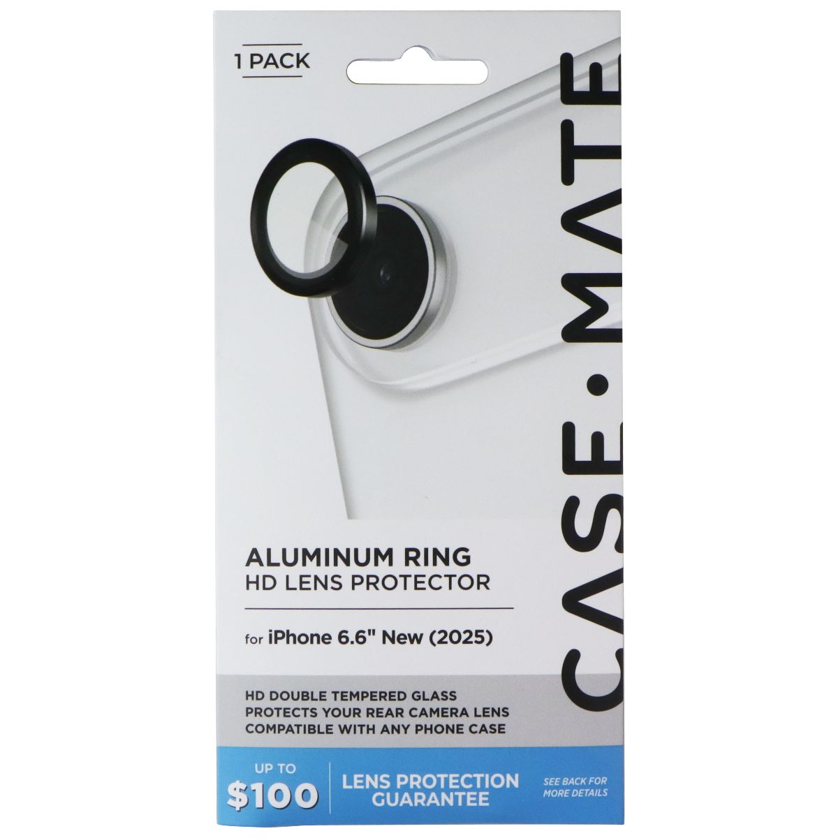 Case-Mate Aluminum Ring HD Lens Protector for Apple iPhone 17 Air Cell Phone - Screen Protectors Case-Mate - Simple Cell Bulk Wholesale Pricing - USA Seller