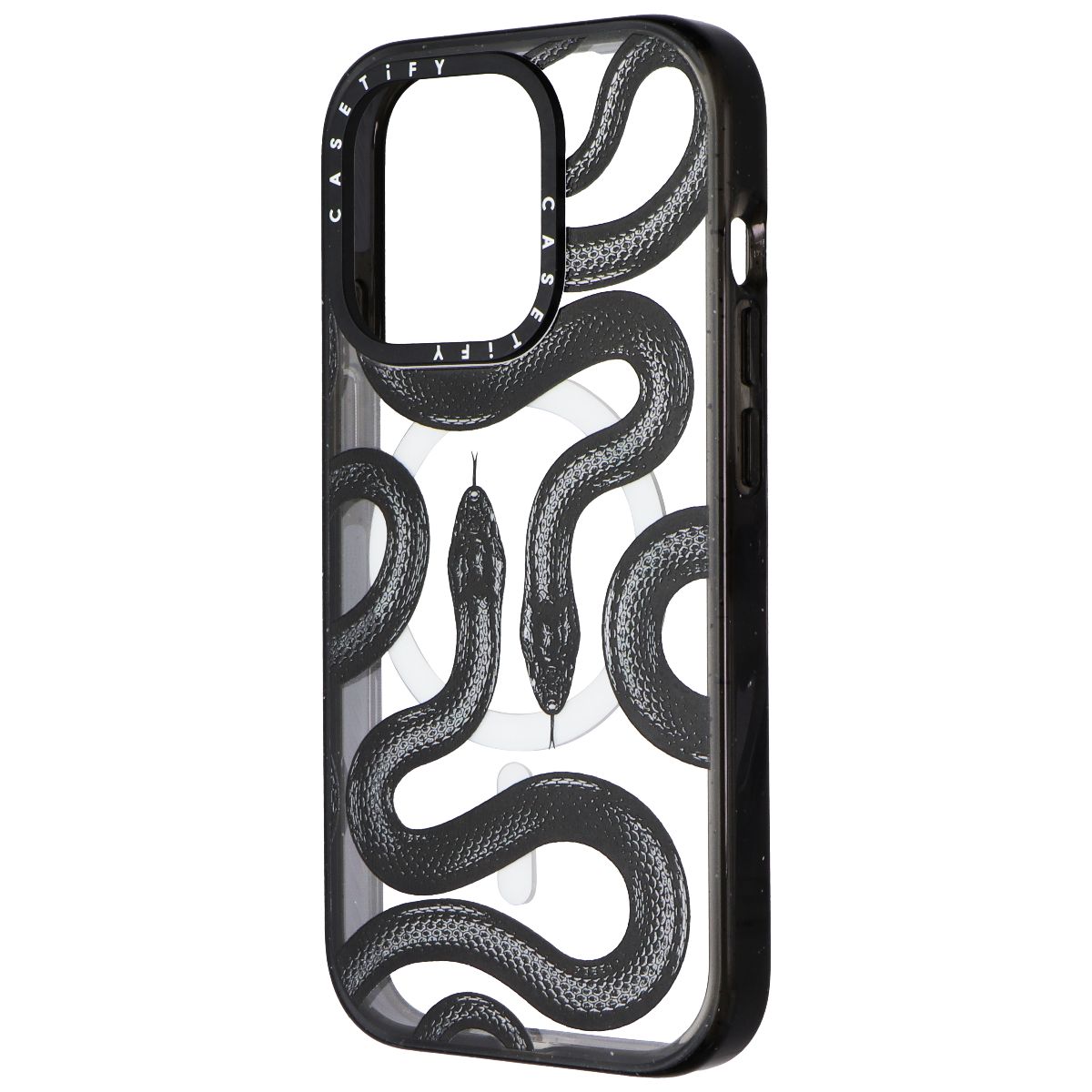 Casetify Impact Series Case for MagSafe for iPhone 15 Pro - Black Kingsnake