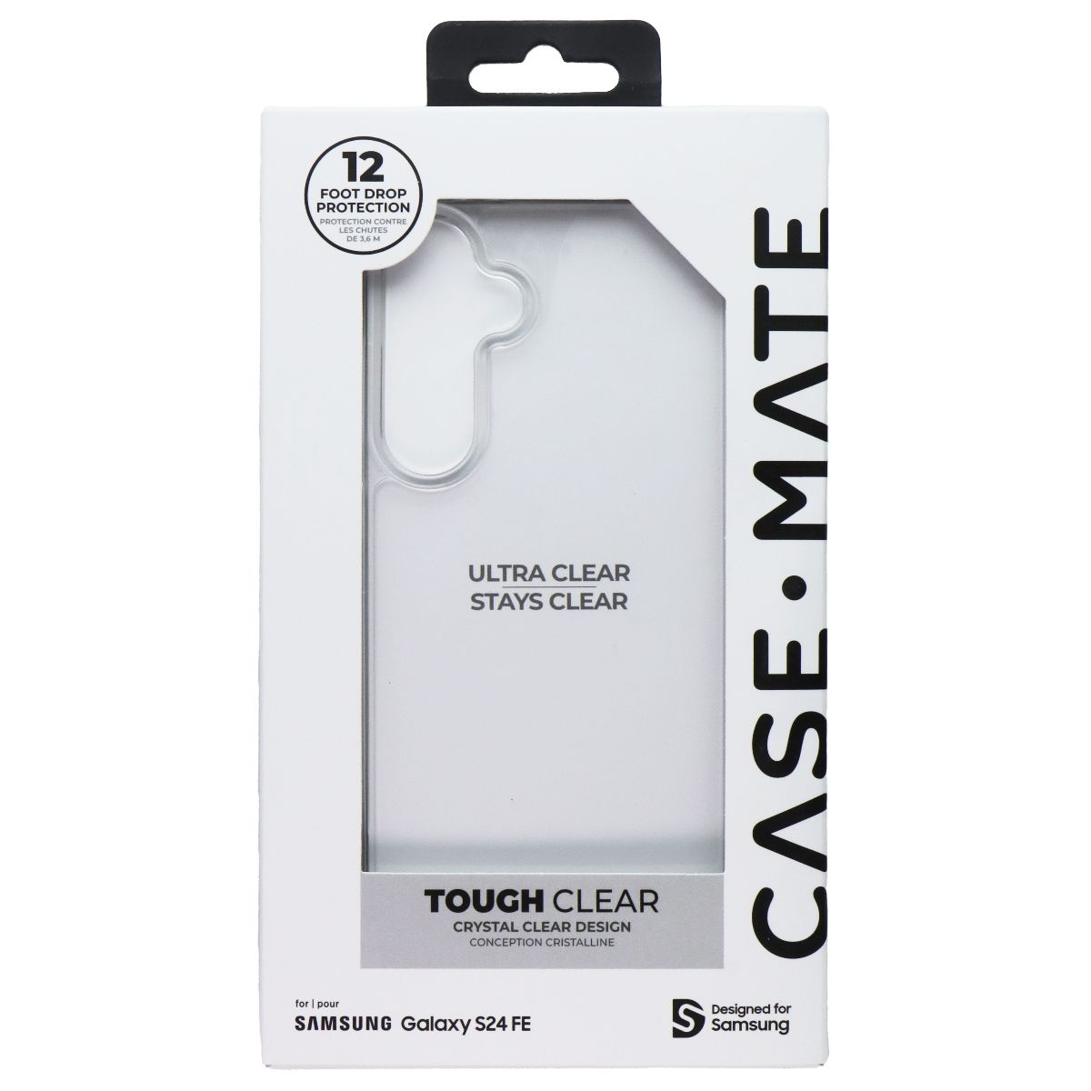 Case-Mate Tough Clear Series Case for Samsung Galaxy S24 FE - Clear Cell Phone - Cases, Covers & Skins Case-Mate - Simple Cell Bulk Wholesale Pricing - USA Seller