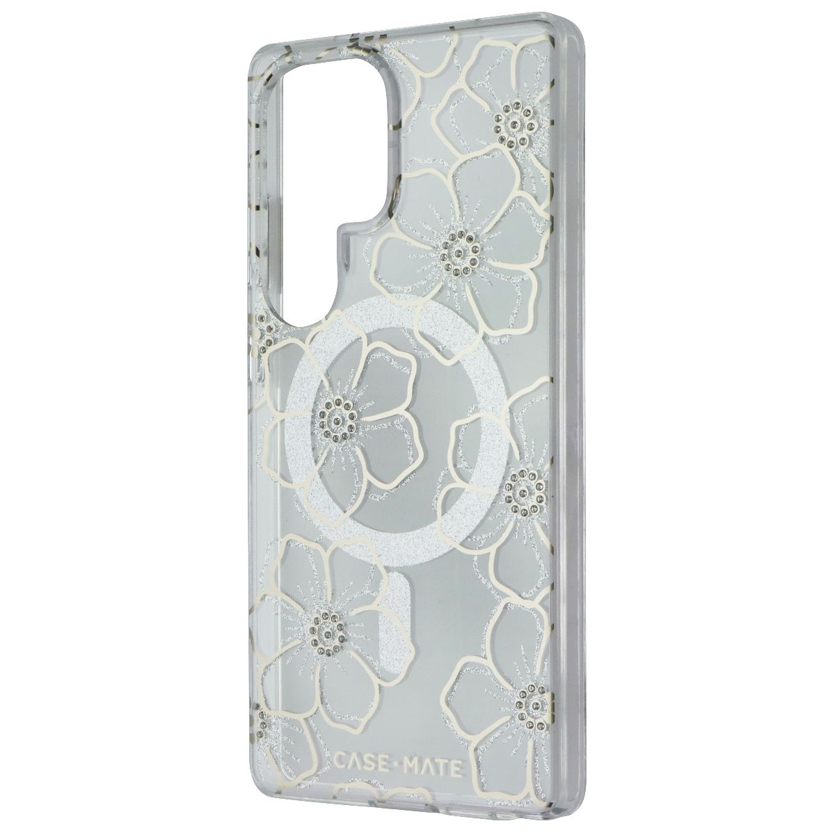Case-Mate Magnetic Sparkle Case for Samsung Galaxy S25 Ultra - Floral Gems