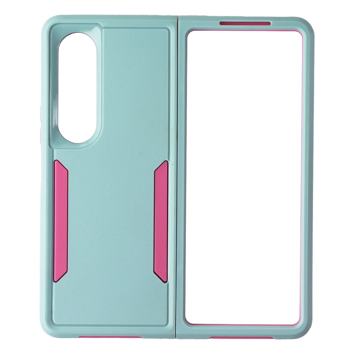 Case Brand Case for Samsung Galaxy Z Fold4 - Aqua / Pink Version Cell Phone - Cases, Covers & Skins Case - Simple Cell Bulk Wholesale Pricing - USA Seller