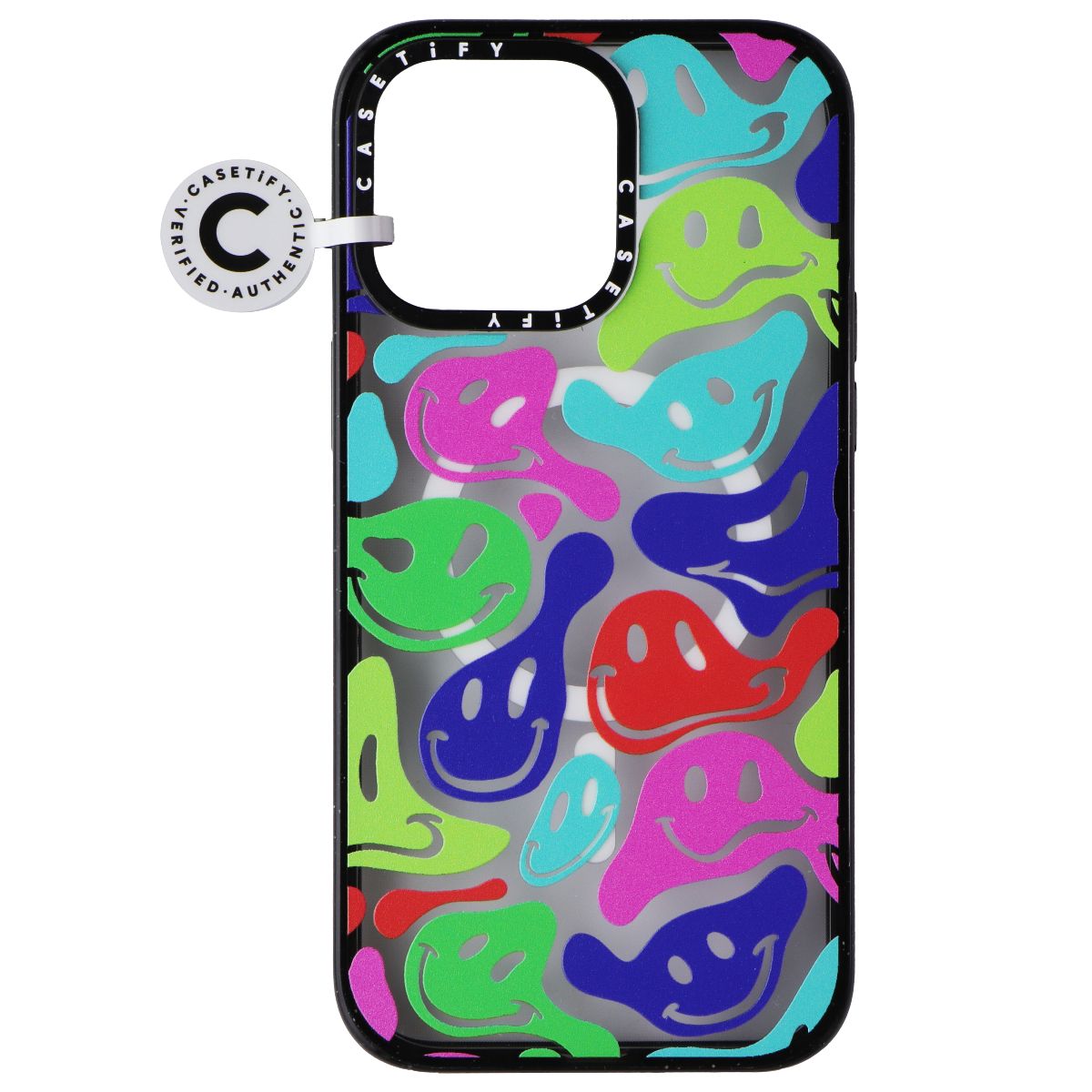 CASETiFY Impact Case for MagSafe for iPhone 15 Pro Max - Acid Smiles Multicolor Cell Phone - Cases, Covers & Skins Casetify - Simple Cell Bulk Wholesale Pricing - USA Seller