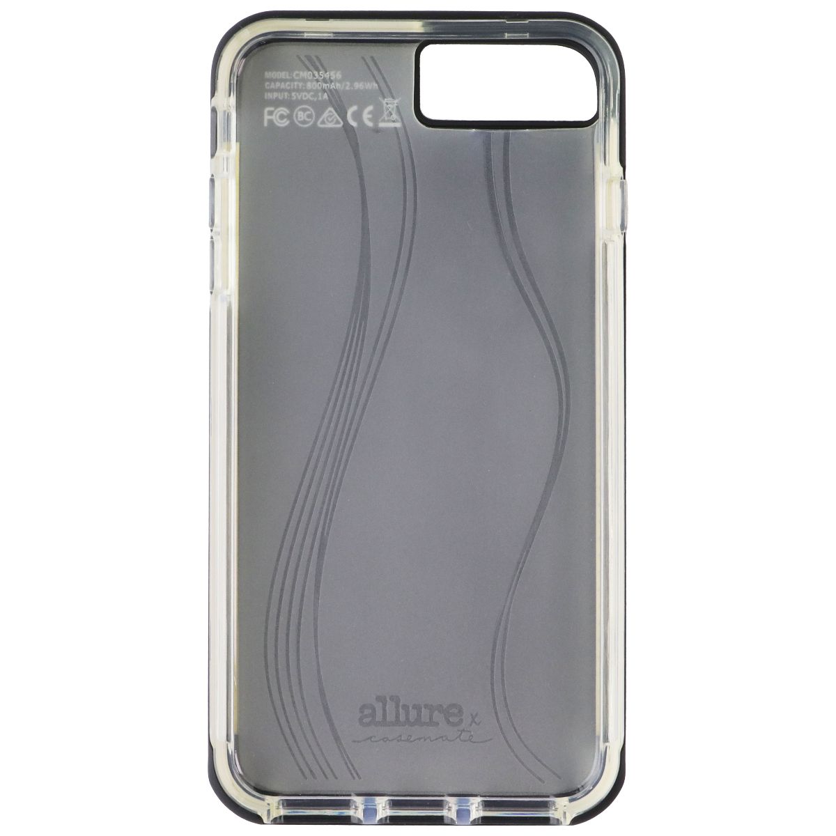 Case-Mate Allure Selfie Case for Apple iPhone 8 Plus/7 Plus/6s + 6 Plus - Black