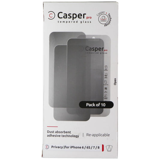 Casper Pro Tempered Glass (10 Pack) for Apple iPhone 6 / 6S / 7 / 8