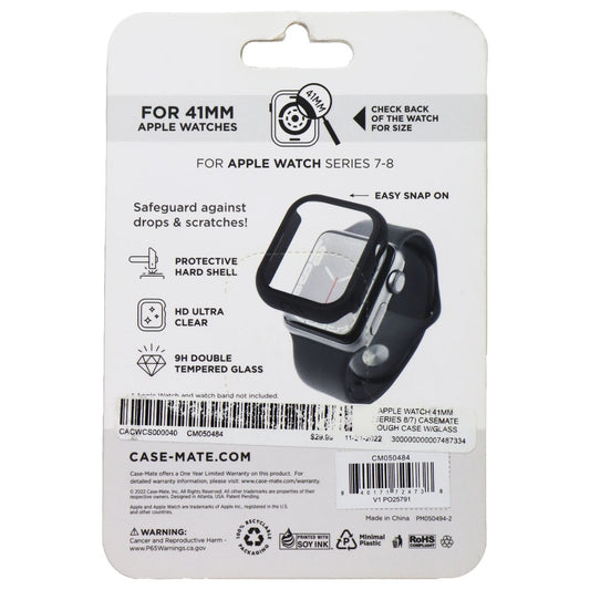 Case-Mate Tough Watch Case for 41mm Apple Watch Series 7-8 (Black)
