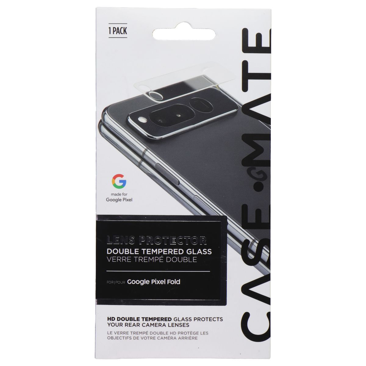 Case-Mate Double Tempered Glass Lens Protector for Google Pixel Fold Cell Phone - Screen Protectors Case-Mate - Simple Cell Bulk Wholesale Pricing - USA Seller