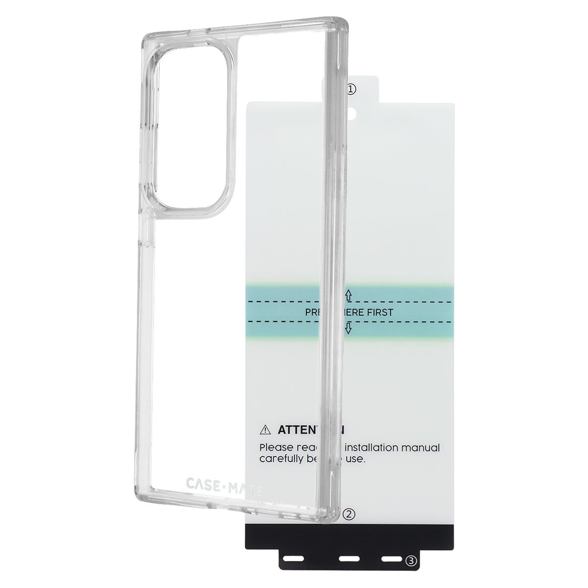 Case-Mate Protection Pack Case & Screen Protector for Galaxy S24 Ultra - Clear Cell Phone - Cases, Covers & Skins Case-Mate - Simple Cell Bulk Wholesale Pricing - USA Seller