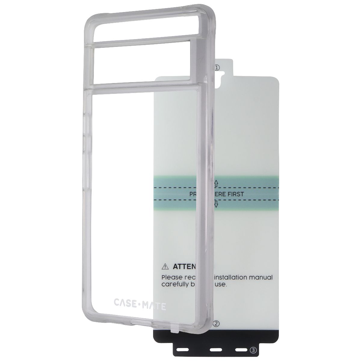 Case-Mate Tough Protection Pack Case and Screen for Google Pixel 7 Pro - Clear Cell Phone - Cases, Covers & Skins Case-Mate - Simple Cell Bulk Wholesale Pricing - USA Seller