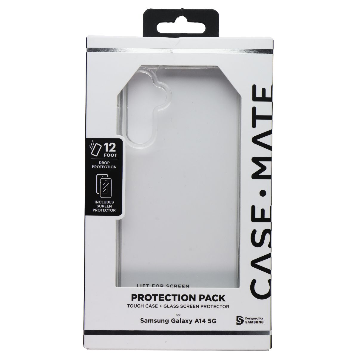 Case-Mate Protection Pack Case & Screen Protector for Galaxy A14 5G - Clear Cell Phone - Cases, Covers & Skins Case-Mate - Simple Cell Bulk Wholesale Pricing - USA Seller