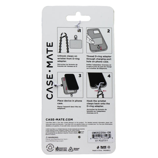 Case-Mate Beaded Wristlet Charm for Smartphones - Crystal Pearl Cell Phone - Straps & Charms Case-Mate - Simple Cell Bulk Wholesale Pricing - USA Seller