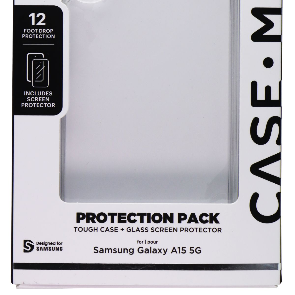 Case-Mate Protection Pack Case & Screen Protector for Galaxy A15 5G - Clear Cell Phone - Cases, Covers & Skins Case-Mate - Simple Cell Bulk Wholesale Pricing - USA Seller