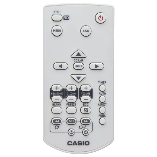 Casio Projectors Remote (YT-140) for Casio Projectors - White TV, Video & Audio Accessories - Remote Controls Casio    - Simple Cell Bulk Wholesale Pricing - USA Seller