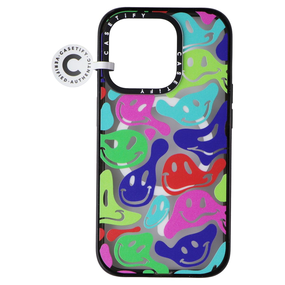 CASETiFY Impact Case for MagSafe for iPhone 15 Pro - Acid Smiles Multicolor Cell Phone - Cases, Covers & Skins Casetify - Simple Cell Bulk Wholesale Pricing - USA Seller