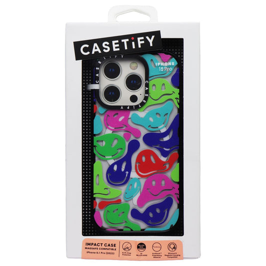 CASETiFY Impact Case for MagSafe for iPhone 15 Pro - Acid Smiles Multicolor Cell Phone - Cases, Covers & Skins Casetify    - Simple Cell Bulk Wholesale Pricing - USA Seller