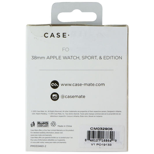Case-Mate Naked Tough Bumper for 38mm Apple Watch Series 3/2/1 - Clear Smart Watch Accessories - Watch Bands Case-Mate - Simple Cell Bulk Wholesale Pricing - USA Seller