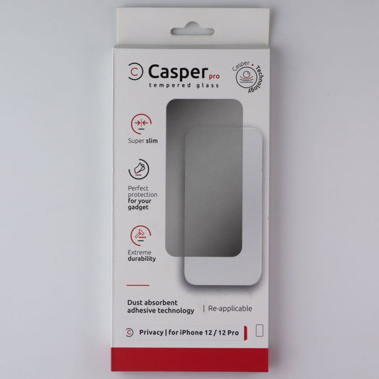 Casper Pro Tempered Glass for Apple iPhone 12 and 12 Pro - PRIVACY Cell Phone - Screen Protectors Casper - Simple Cell Bulk Wholesale Pricing - USA Seller