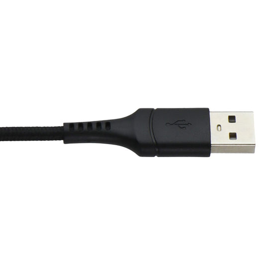 CELLCandy 10FT USB-A to Lightning 8-Pin Braided Charge & Sync Cable - Black Cell Phone - Cables & Adapters CELLCandy - Simple Cell Bulk Wholesale Pricing - USA Seller