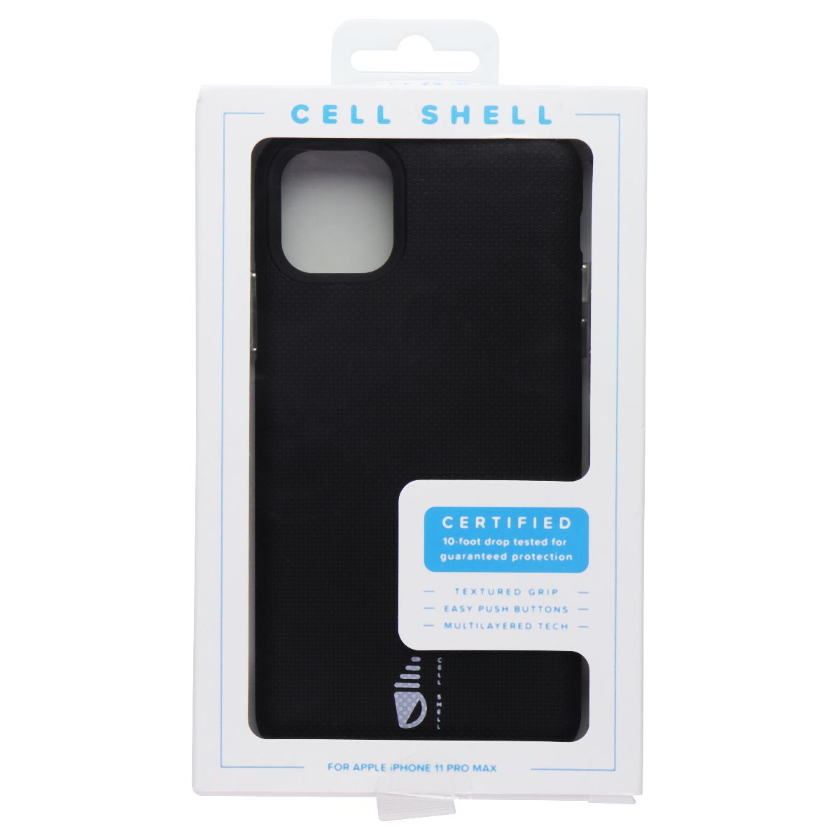 Cell Shell Hard Case for Apple iPhone 11 Pro Max - Black Cell Phone - Cases, Covers & Skins Cell Shell    - Simple Cell Bulk Wholesale Pricing - USA Seller