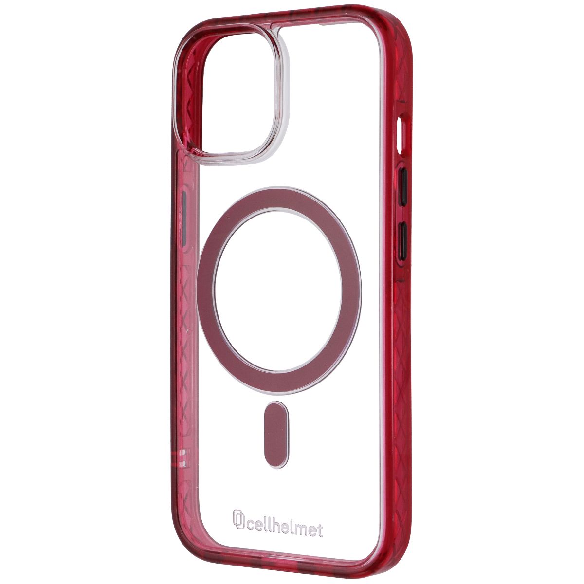 CellHelmet Magnitude MagSafe Case for Apple iPhone 15 - Clear/Red Cell Phone - Cases, Covers & Skins CellHelmet - Simple Cell Bulk Wholesale Pricing - USA Seller