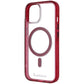 CellHelmet Magnitude MagSafe Case for Apple iPhone 15 - Clear/Red