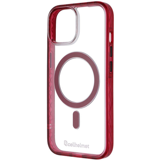 CellHelmet Magnitude MagSafe Case for Apple iPhone 15 - Clear/Red