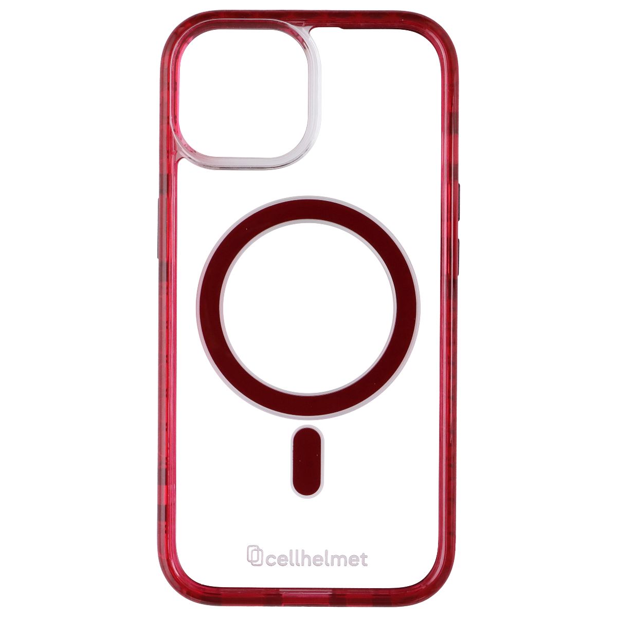 CellHelmet Magnitude MagSafe Case for Apple iPhone 15 - Clear/Red Cell Phone - Cases, Covers & Skins CellHelmet - Simple Cell Bulk Wholesale Pricing - USA Seller