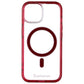 CellHelmet Magnitude MagSafe Case for Apple iPhone 15 - Clear/Red