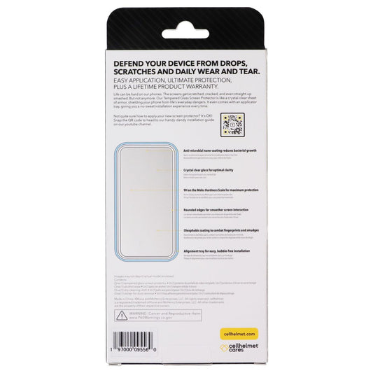 CellHelmet Tempered Glass Screen Protector w/ Align Tray for Apple iPhone 16 Pro Cell Phone - Screen Protectors CellHelmet - Simple Cell Bulk Wholesale Pricing - USA Seller