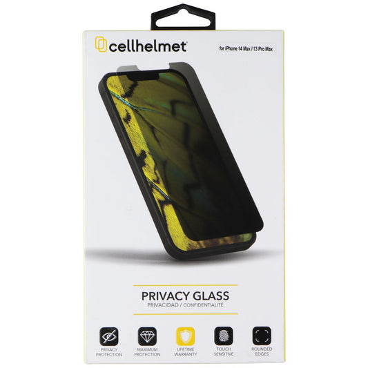CellHelmet Privacy Glass for Apple iPhone 14 Plus / 13 Pro Max
