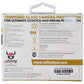 CellHelmet Tempered Glass Camera Protector for Galaxy S21+ Plus - Black Cell Phone - Screen Protectors CellHelmet - Simple Cell Bulk Wholesale Pricing - USA Seller