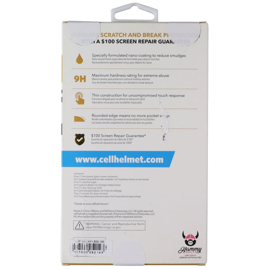 Cellhelmet Glass Plus Series Screen Protector for Samsung Galaxy S23 / S22 Cell Phone - Screen Protectors CellHelmet - Simple Cell Bulk Wholesale Pricing - USA Seller