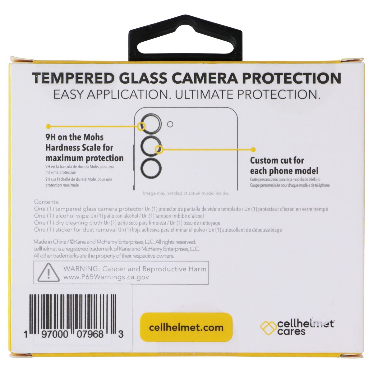 CellHelmet Tempered Glass Camera Lens Protectors for Samsung Galaxy S23 FE