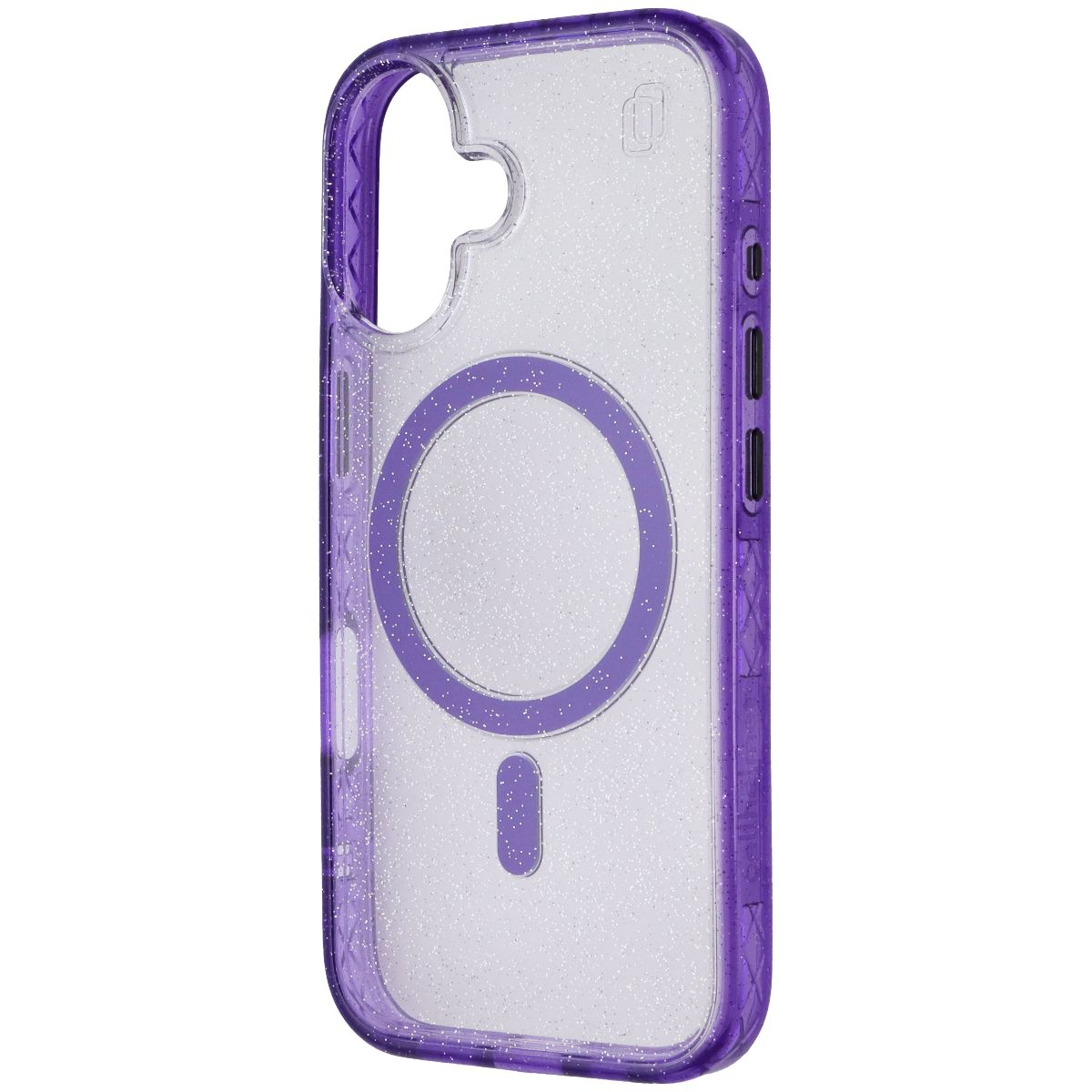 CellHelmet Magnitude Case for MagSafe for Apple iPhone 16 - Lilac Purple Sparkle
