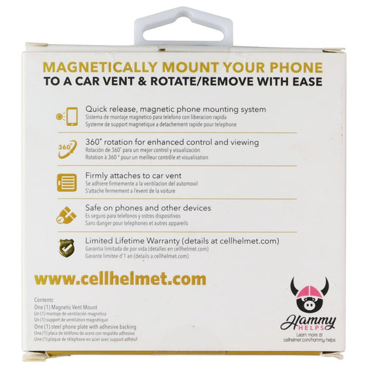 Cellhelmet 360 Degree Universal Magnetic Vent Phone Car Mount Cell Phone - Mounts & Holders CellHelmet - Simple Cell Bulk Wholesale Pricing - USA Seller