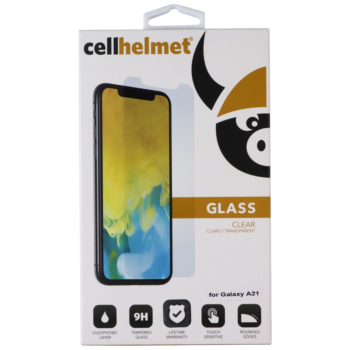CellHelmet Tempered Glass Screen Protector for Samsung Galaxy A21 - Clear Cell Phone - Screen Protectors CellHelmet - Simple Cell Bulk Wholesale Pricing - USA Seller
